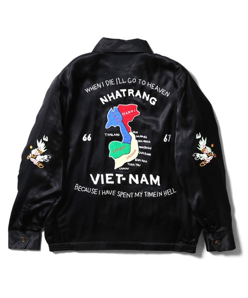 HOUSTON（ヒューストン） スカジャン レーヨンスカジャン(VIETNAM