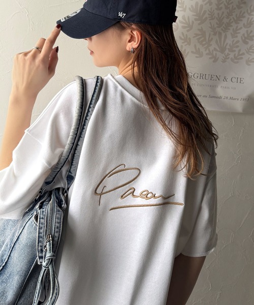 【yayaya】MCM 新品未使用　ロゴ　tシャツ Java tシャツ 「JaVaジャバコラボ」大胆ロゴで魅せる。前後2way