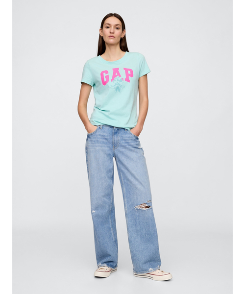 GAP tシャツ Gap × ディズニー ミニーマウス GAPロゴTシャツ