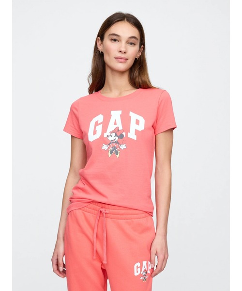 GAP（ギャップ） tシャツ × ディズニー ミニーマウス GAPロゴTシャツ