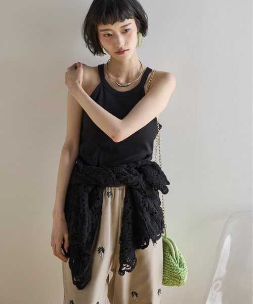 [新品]DONNA KARANスパンコール付きタンクトップ&ボレロ Women's Donna Karan Tops from $59 | Lyst