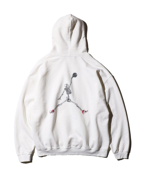 boohoo MAN オーバーサイズ 長袖 プルオーバー スカル パーカー ワンフォークロージング 1111clothing オーバーサイズ パーカー