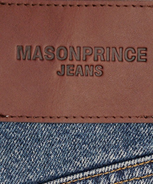 MASONPRINCE ジーンズ ルーズフィット 裾ダメージ デニムパンツ