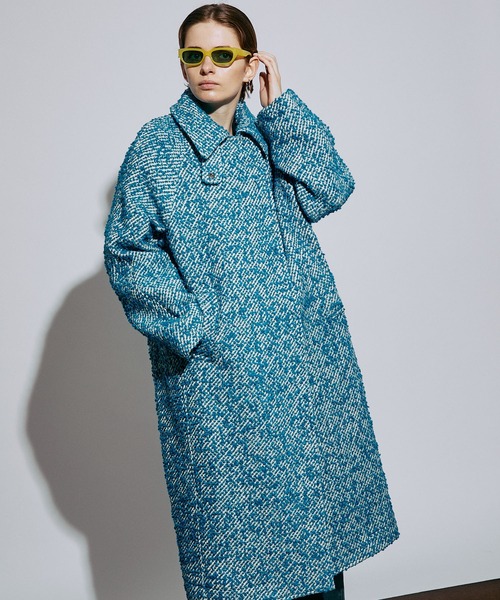 MAISON SPECIAL（メゾンスペシャル） ステンカラーコート FREE ブルー