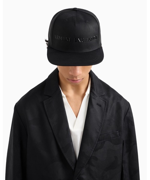 大人気★A/X Armani Exchange キャップ★6パネル構造 シンプル A|Xロゴ パネルキャップ | Armani Exchange