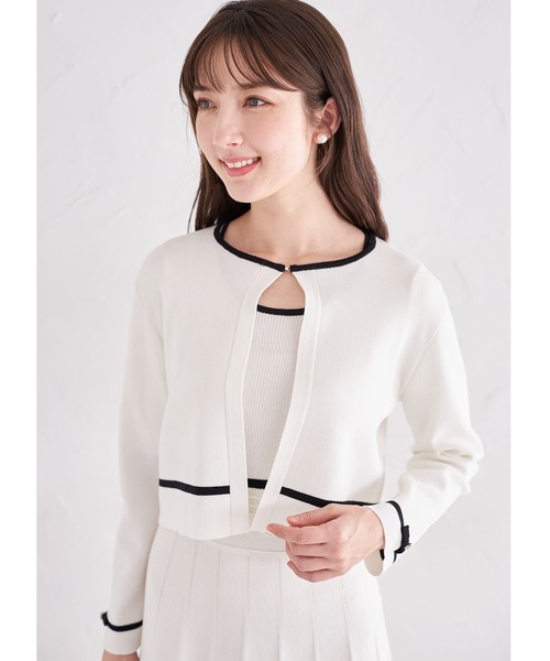 tocco closet（トッコ クローゼット） カーディガン プチリボン