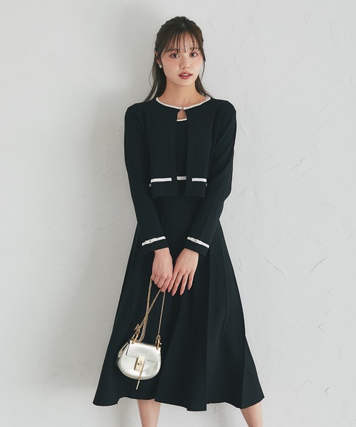 tocco closet（トッコ クローゼット） カーディガン プチリボン
