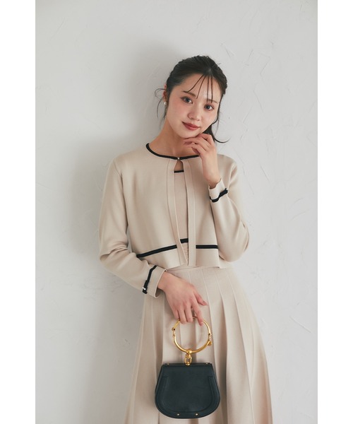 tocco closet（トッコ クローゼット） カーディガン プチリボン