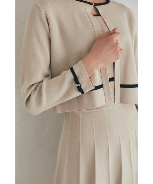 tocco closet（トッコ クローゼット） カーディガン プチリボン