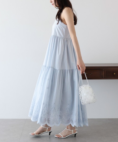 muguet コットンレースキャミワンピース muguet コットンレース キャミワンピース - メルカリ