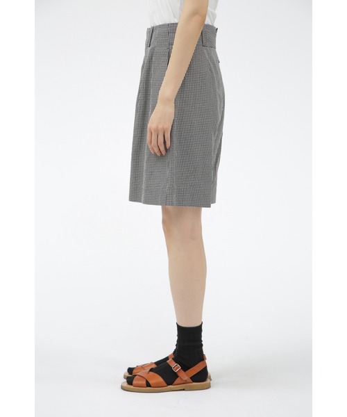 パンツ MARGARET HOWELL COTTON LINEN GINGHAM MARGARET HOWELL パンツ COTTON LINEN GINGHAM レディース