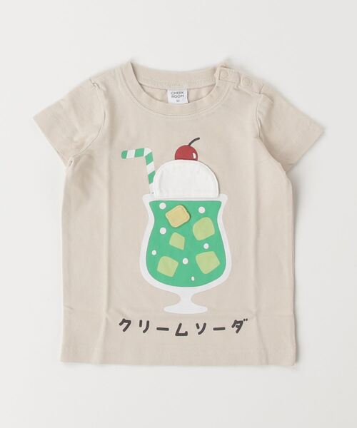tシャツ 「V::ROOM 」ブイ ルーム/BABY COTTON SMTH CR WIDE レディース メンズ V::ROOM 】ブイ ルーム/BABY COTTON SMTH CR WIDE（Tシャツ