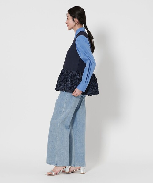 ピーナッツ！UNITED ARROWS シャンブレーショートベスト シャンブレー ショート ベスト
