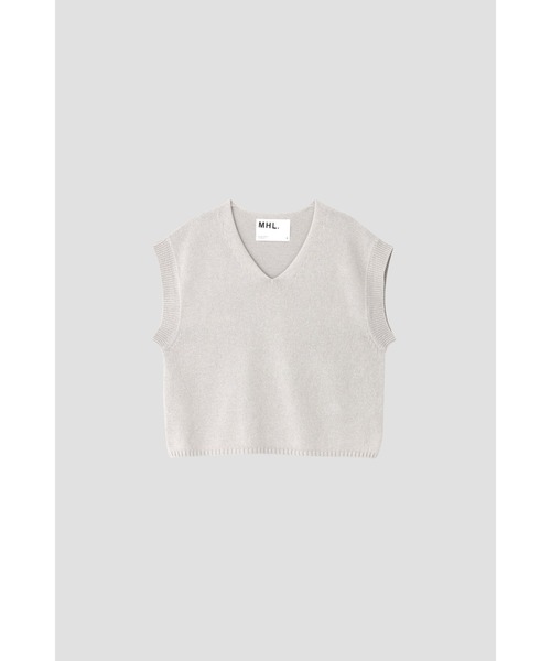 期間限定価格 今季 MHL. WA-SHI COTTON KNIT MHL. ニット セーター WA-SHI COTTON KNIT レディース