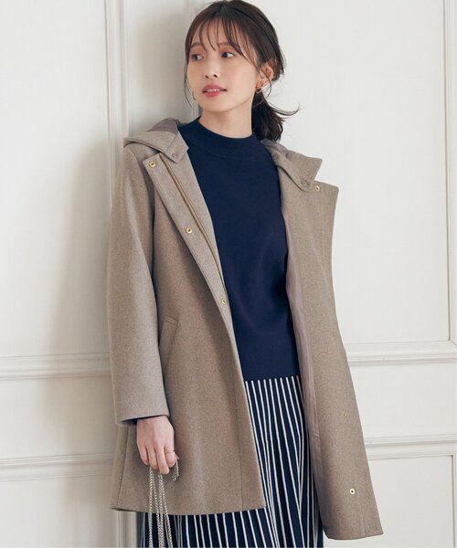 「IKKA LOUNGE」 コート L モカ レディース_画像3