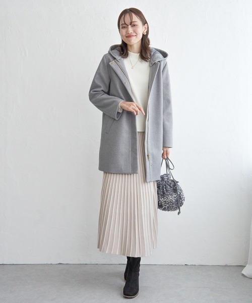 「IKKA LOUNGE」 コート L モカ レディース_画像9