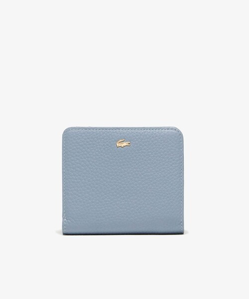 LACOSTE 財布 シュリンクレザー 2つ折りスクエアウォレット