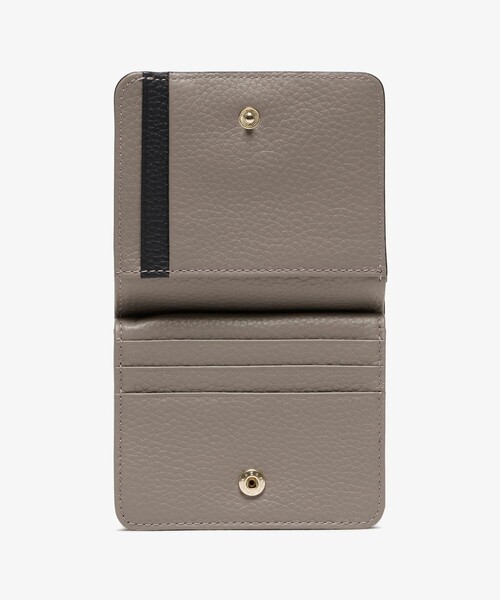 LACOSTE 財布 シュリンクレザー 2つ折りスクエアウォレット