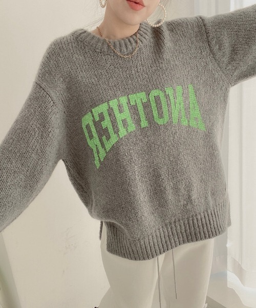 「.KOM」 長袖ニット FREE ベージュ レディース_画像4