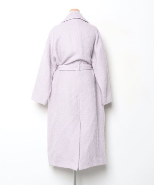 「U by SPICK&SPAN」 チェスターコート 38 パープル レディース_画像2