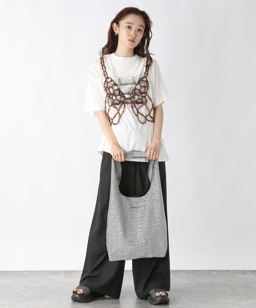 JEANASIS エンベリッシュビスチェ ビジュー ショート丈 JEANASIS｜エンベリッシュビスチェ | Rakuten Fashion(楽天