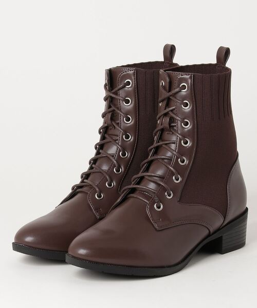 「LibertyDoll」 ショートブーツ LL アイボリー レディース_画像4