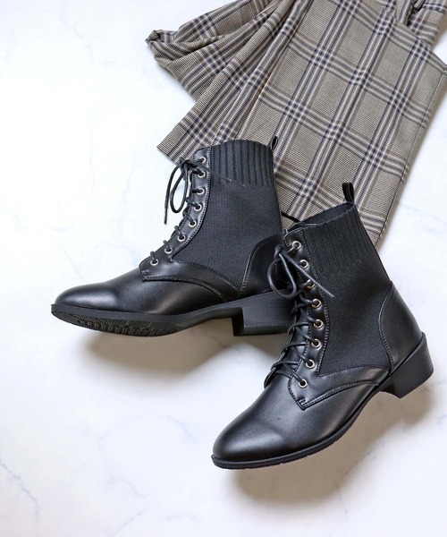 「LibertyDoll」 ショートブーツ LL アイボリー レディース_画像7