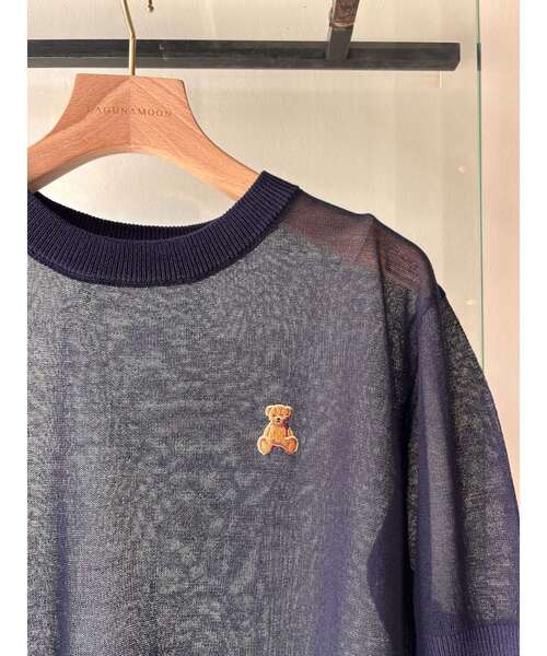 POLO BCS 半袖ニット きいろ Heatherニット セーター 「POLO BCS」ポケットニット（半袖