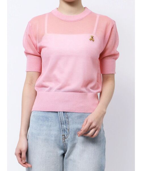 tシャツ 「POLO BCSコラボ」シアーベアニットプルオーバー レディース POLO BCS tシャツ 「POLO BCSコラボ」シアーベアニットプル