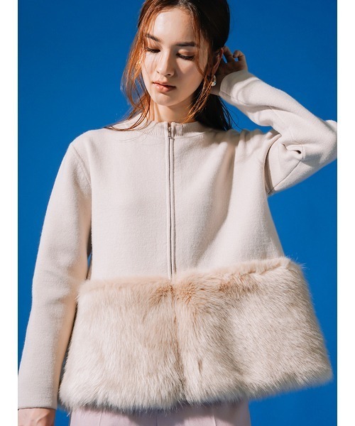 CELFORD（セルフォード） ジップアップブルゾン 38 ベージュ