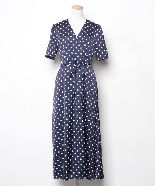 UNITED ARROWS」 半袖ワンピース 36 ネイビー レディース UNITED ARROWS」 半袖ワンピース 36 ネイビー レディース