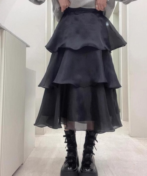 deux amour スカート ティアードフリルスカート : ZOZOTOWN Yahoo!店 deux amour スカート ティアードフリルスカート : ZOZOTOWN Yahoo!店