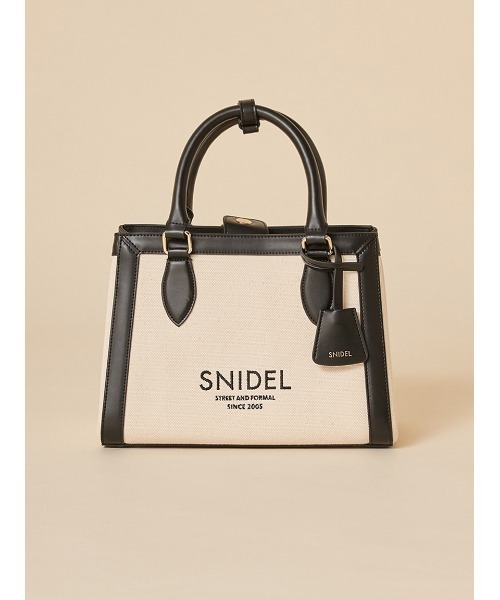 SNIDEL ロゴバッグ　ショルダーバッグ SNIDEL ショルダーバッグ バッグ キャンバスロゴバッグ