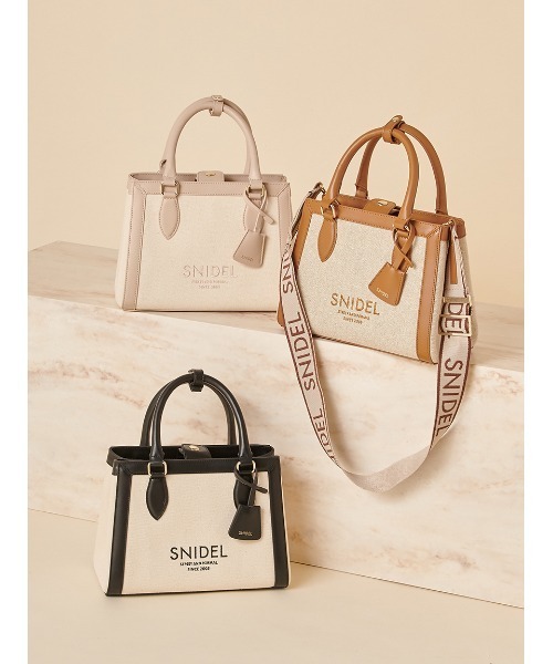 SNIDEL ショルダーバッグ バッグ キャンバスロゴバッグ