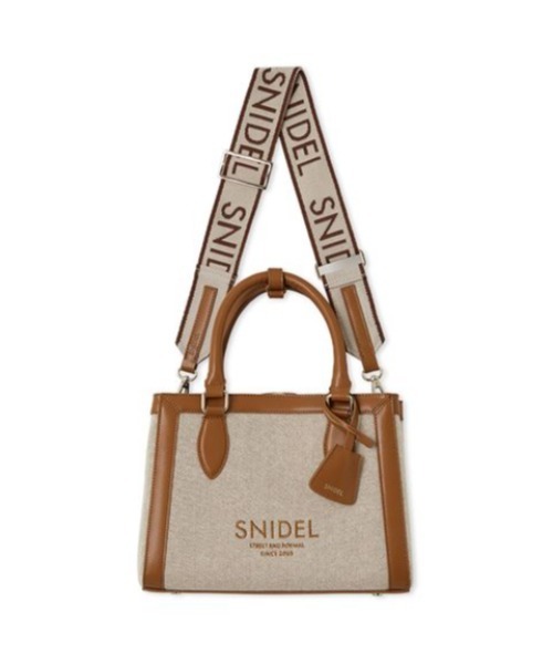 SNIDEL ロゴバッグ　ショルダーバッグ SNIDEL ショルダーバッグ バッグ キャンバスロゴバッグ