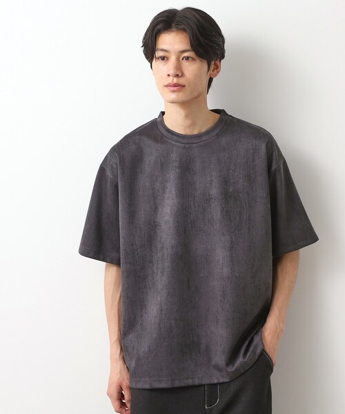 エンフォルド プリント 半袖 Tシャツ カットソー オーバーサイズ 38 M 黒 半袖フォトプリントTシャツ ウォールアートT プリントT オーバーサイズ