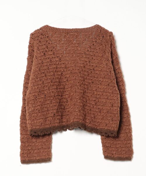 「chambre de charme」 ニットカーディガン FREE ブラウン レディース_画像2