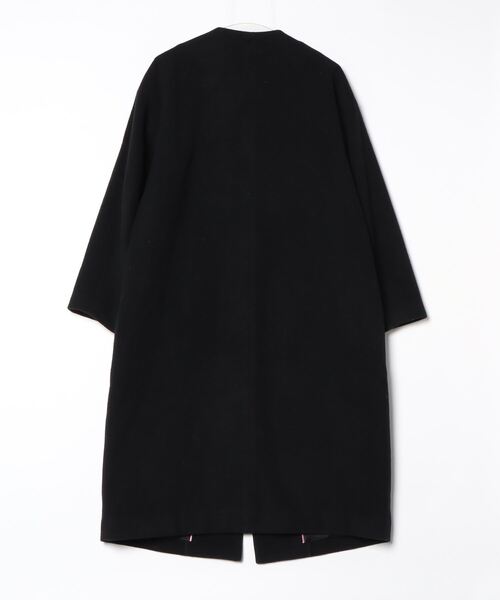 Rose Tiara（ローズティアラ） ノーカラーコート 42 ブラック