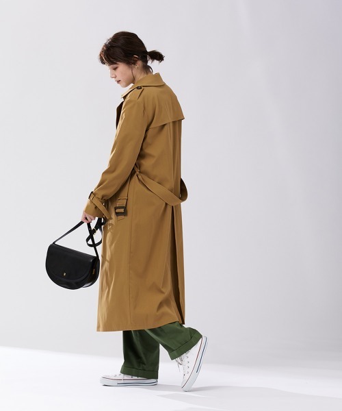 「Le temps riche」 トレンチコート S キャメル レディース_画像4