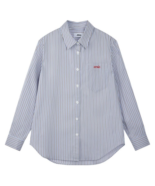 ブラウス シャツ (UNISEX) STRIPE SHIRT レディース メンズ