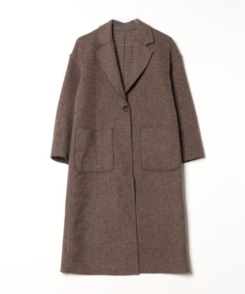 rem closet チェスターコート SMALL ブラウン レディース : ZOZOTOWN