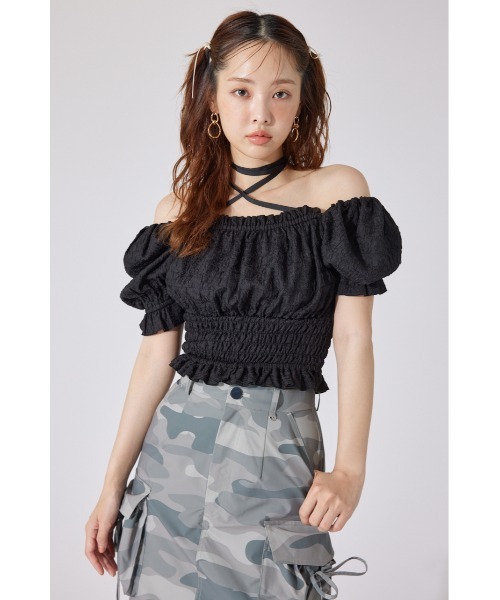 rienda ブラウス シャツ 「AKB48 千葉恵里さん着用」メニー