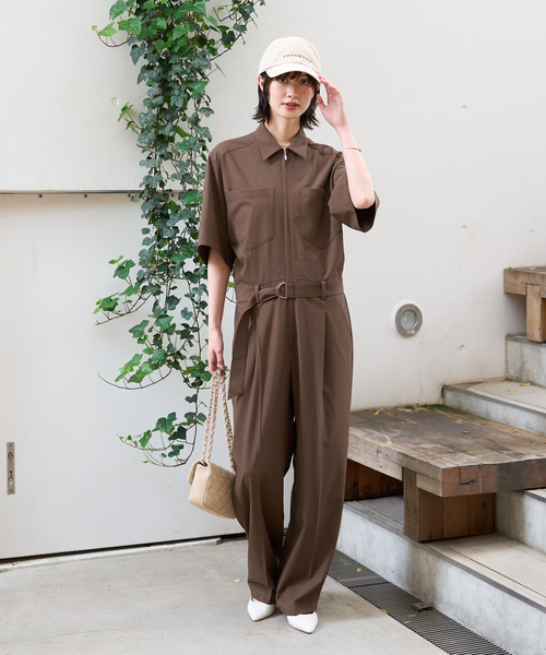 Rouge vif オールインワン 半袖オールインワン レディース : ZOZOTOWN