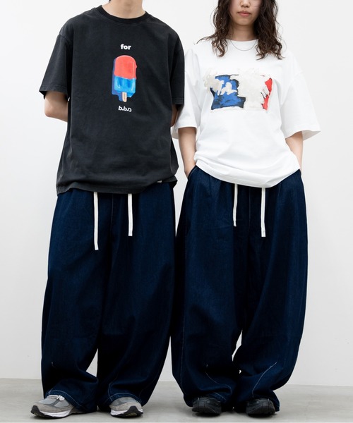bashful base Oriental ジーンズ 「bbO」イージーコクーンワイド