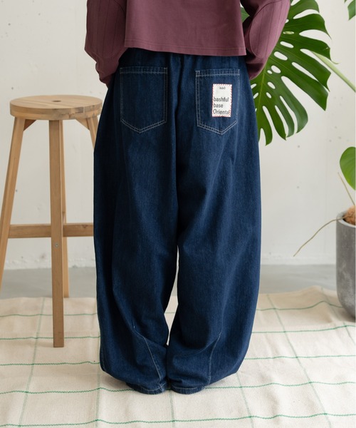 bashful base Oriental ジーンズ 「bbO」イージーコクーンワイド