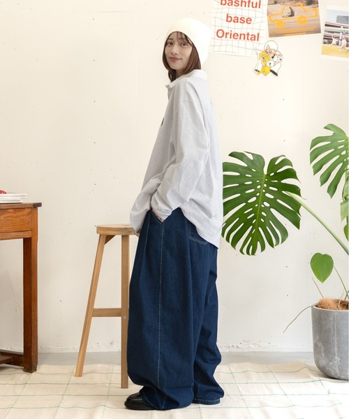 bashful base Oriental ジーンズ 「bbO」イージーコクーンワイド