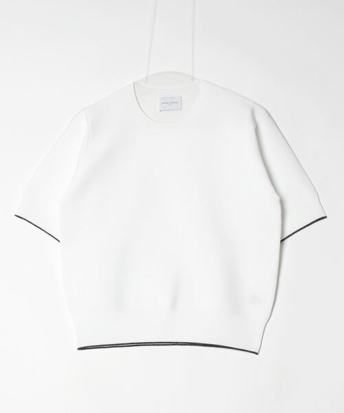 「UNITED ARROWS」 半袖ニット - ホワイト レディース