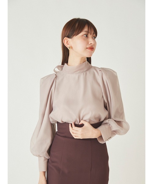 SNIDEL 「SNIDEL」 7分袖ブラウス ONE SIZE ブラック レディース