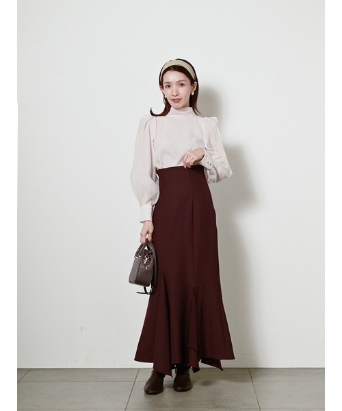 SNIDEL 「SNIDEL」 7分袖ブラウス ONE SIZE ブラック レディース
