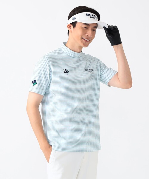 BEAMSGOLF Tシャツ　メンズウェア Mサイズ BEAMS GOLF tシャツ 「MEN」 PURPLE LABEL / スフィダンテ ジャ